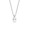 Akoya Cultured Pearl and Pavé Diamond Pendant