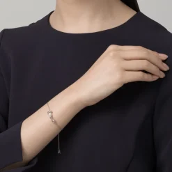 Akoya Cultured Pearl Bracelet in 18K White Gold