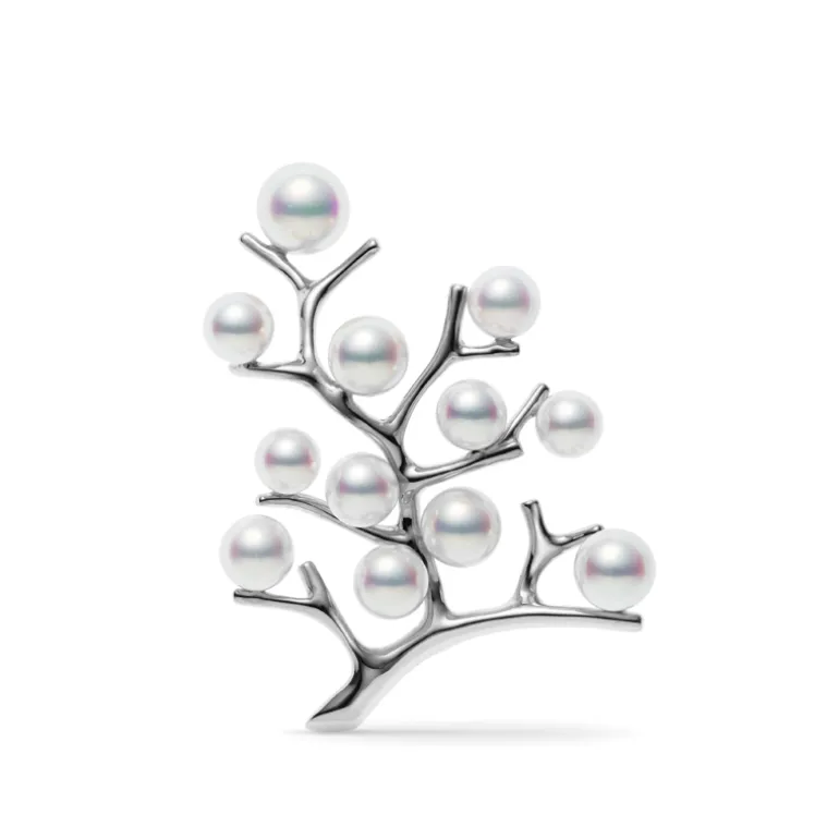 Akoya Cultured Pearl Brooch