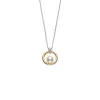 Akoya Cultured Pearl Circle Pendant