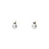 Akoya Cultured Pearl Earrings in 18K Yellow Gold