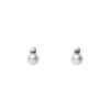 Akoya Cultured Pearl Earrings in 18K White Gold