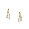 Akoya Cultured Pearl Earrings in White Gold