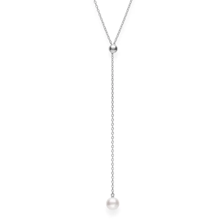 Akoya Cultured Pearl Lariat Pendant