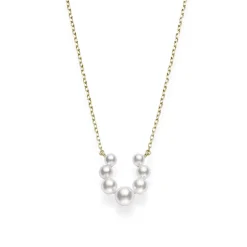 Akoya Cultured Pearl Pendant in Yellow Gold