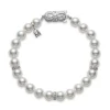 Akoya Cultured Pearl with Diamonds Bracelet - Mikimoto