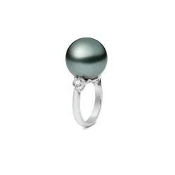 Black South Sea Cultured Pearl Classic Ring