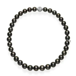 Black South Sea Cultured Pearl Strand