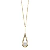 Classic Akoya Cultured Pearl Drop Pendant in 18K Yellow Gold