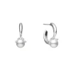 Classic Akoya Cultured Pearl Earrings in 18K White Gold