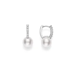 Classic Elegance Akoya Earring with Diamonds