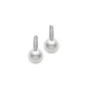 Classic Elegance Diamond and Pearl Earrings - Mikimoto