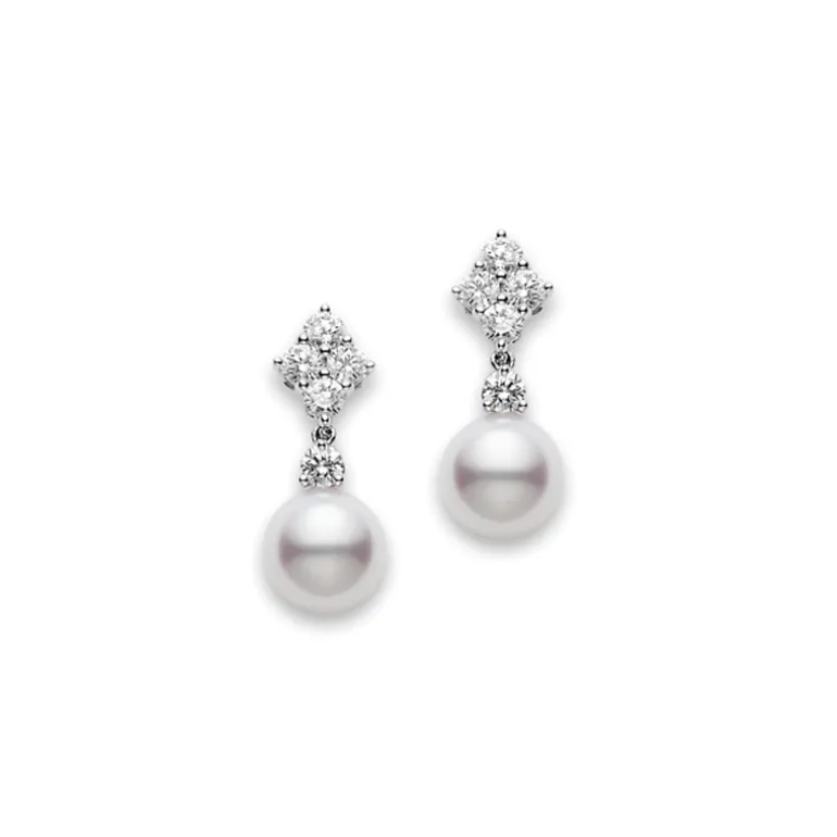 Classic Elegance Drop Earrings - Mikimoto