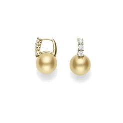 Classic Golden South Sea Cultured Pearl Earrings