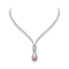 Conch Pearl and Diamond Necklace