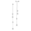 Convertible 6.5-5.5mm Akoya cultured pearl drop earrings in 18K White Gold.