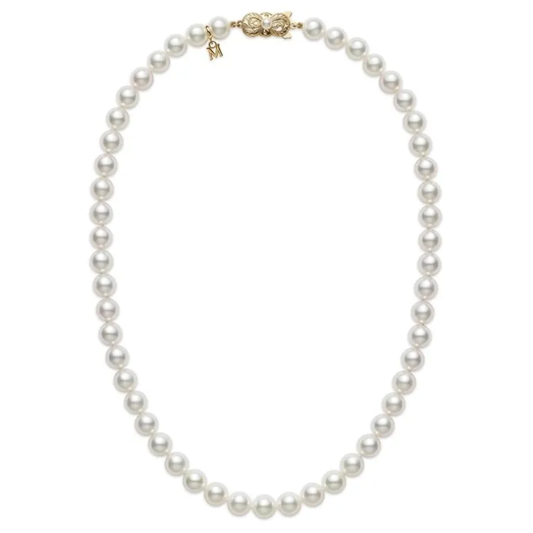 Cultured Pearl Chokers, Akoya Pearl Chokers - Mikimoto
