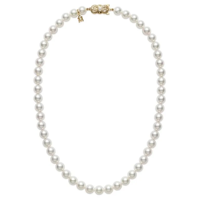 Cultured Pearl Chokers, Akoya Pearl Chokers - Mikimoto