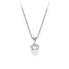 Embrace Akoya Pendant in White Gold