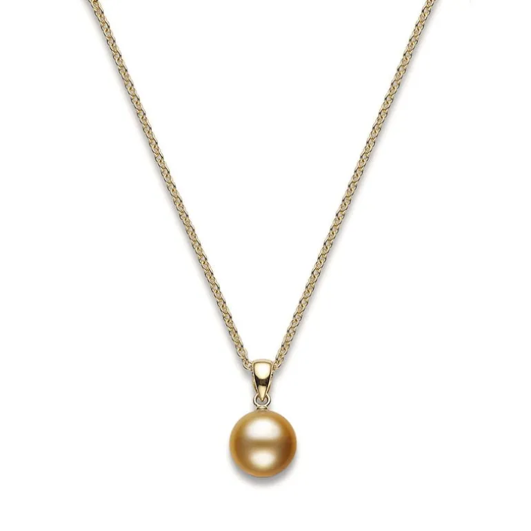 Everyday Essentials Golden South Sea Cultured Pearl Pendant in 18K Yellow Gold