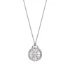 LUCKY ARROWS Akoya Cultured Pearl Pendant in 18K White Gold