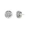 LUCKY ARROWS Mother of Pearl Earrings in 18K White Gold