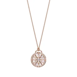 LUCKY ARROWS Mother of Pearl Pendant in 18K Pink Gold