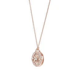 LUCKY ARROWS Mother of Pearl Pendant in 18K Pink Gold