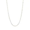 M Code Akoya Cultured Pearl Necklace in 18K Yellow Gold