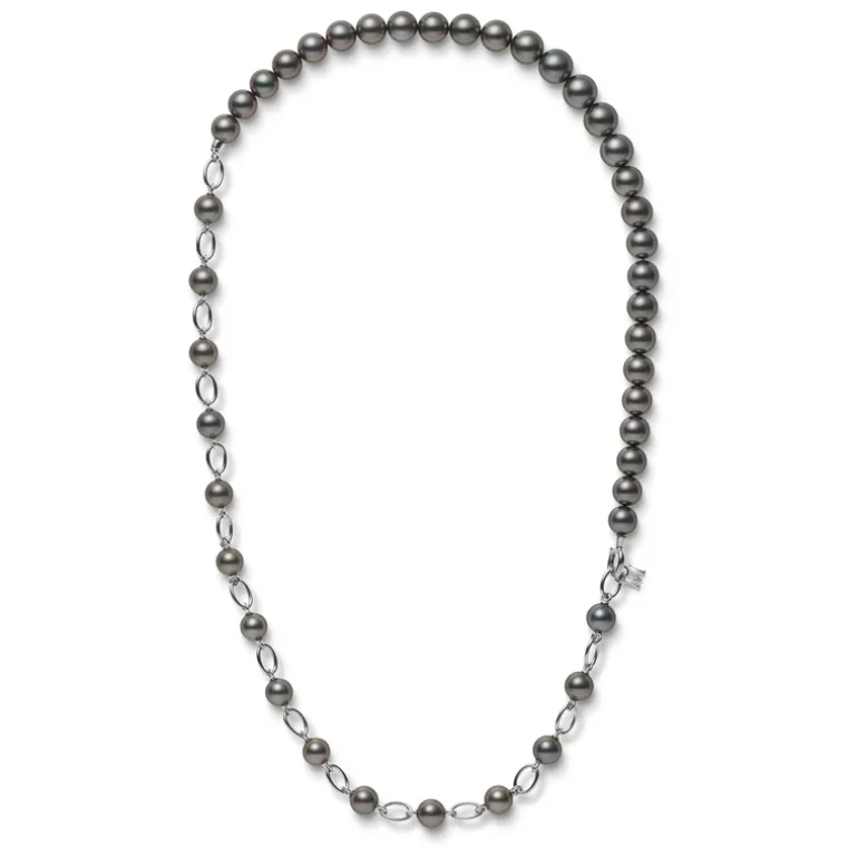 M Code Liberté Black South Sea Cultured Pearl Necklace