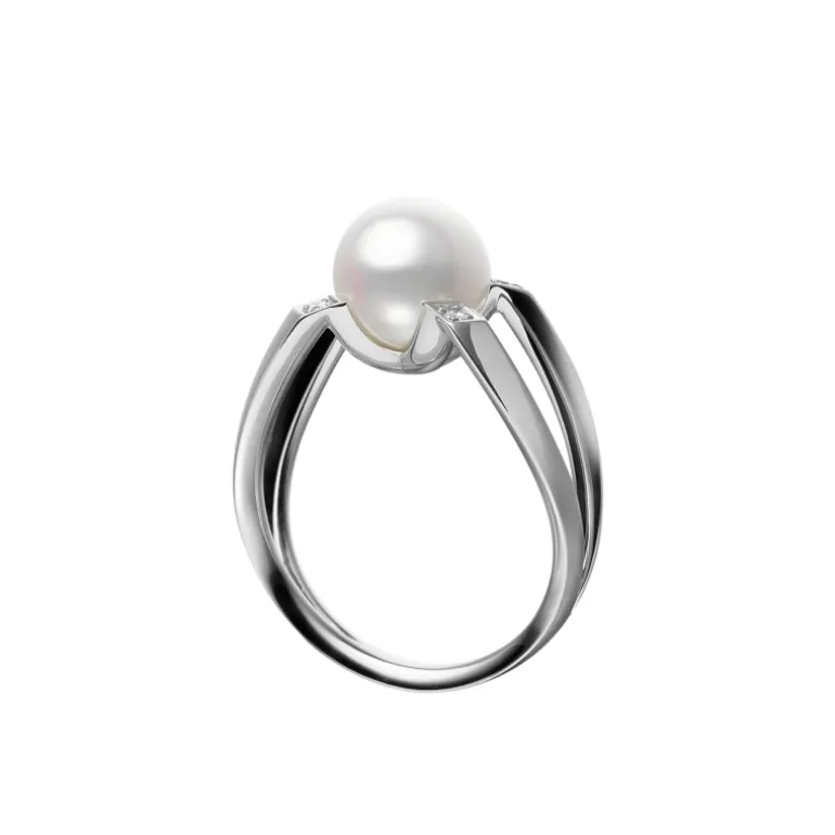 M Collection Akoya Cultured Pearl Ring