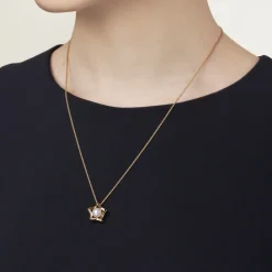M Collection Pendant in 18K Yellow Gold