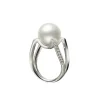 M Collection White South Sea Cultured Pearl Ring