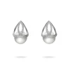 M Collection White South Sea Cultured Pearl Earrings
