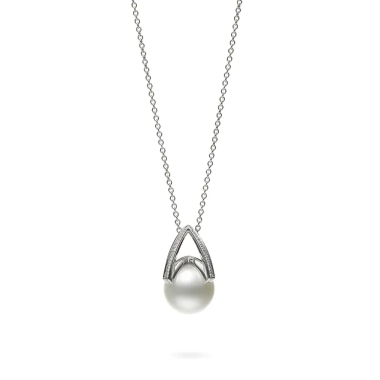M Collection White South Sea Cultured Pearl Pendant