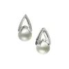 M Collection White South Sea Cultured Pearl Earrings