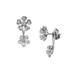 Mikimoto Bloom Diamond Floral Earrings