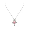 Mikimoto Conch Pearl and Diamond Pendant in Platinum