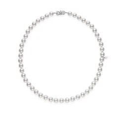 Mikimoto Reserve Akoya Cultured Pearl Necklace in Platinum