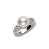Morning Dew White South Sea Cultured Pearl Ring - White Gold