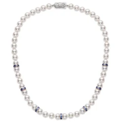 Ocean Akoya Cultured Pearl Necklace