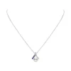 Ocean Collection Akoya Cultured Pearl and Sapphire Pendant