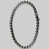Passionoir Black South Sea Cultured Pearl Necklace with Diamond Clasp MZP10232BDXW | MIKIMOTO