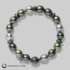 Passionoir Talisman Glide Black South Sea Multi Cultured Pearl Bracelet MDQ10066BXXS | MIKIMOTO
