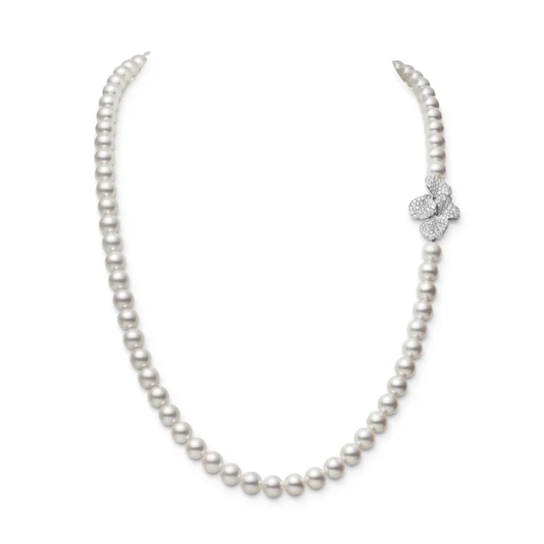 Petales Place Vendome White South Sea Cultured Pearl Necklace