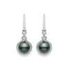 Petit Soleil Black South Sea Cultured Pearl Drop Earrings