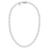 16" Akoya Cultured Pearl Strand Necklace - 18K White Gold Clasp