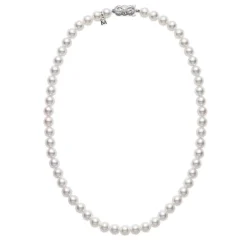 Strand Pearl Necklace, 18 Inch Strand Necklace - Mikimoto