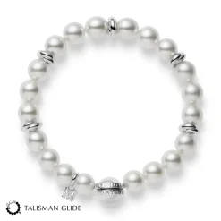 Talisman Glide Akoya Cultured Pearl Bracelet