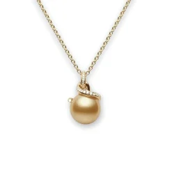 Twist Gold South Sea Pendant  - Mikimoto